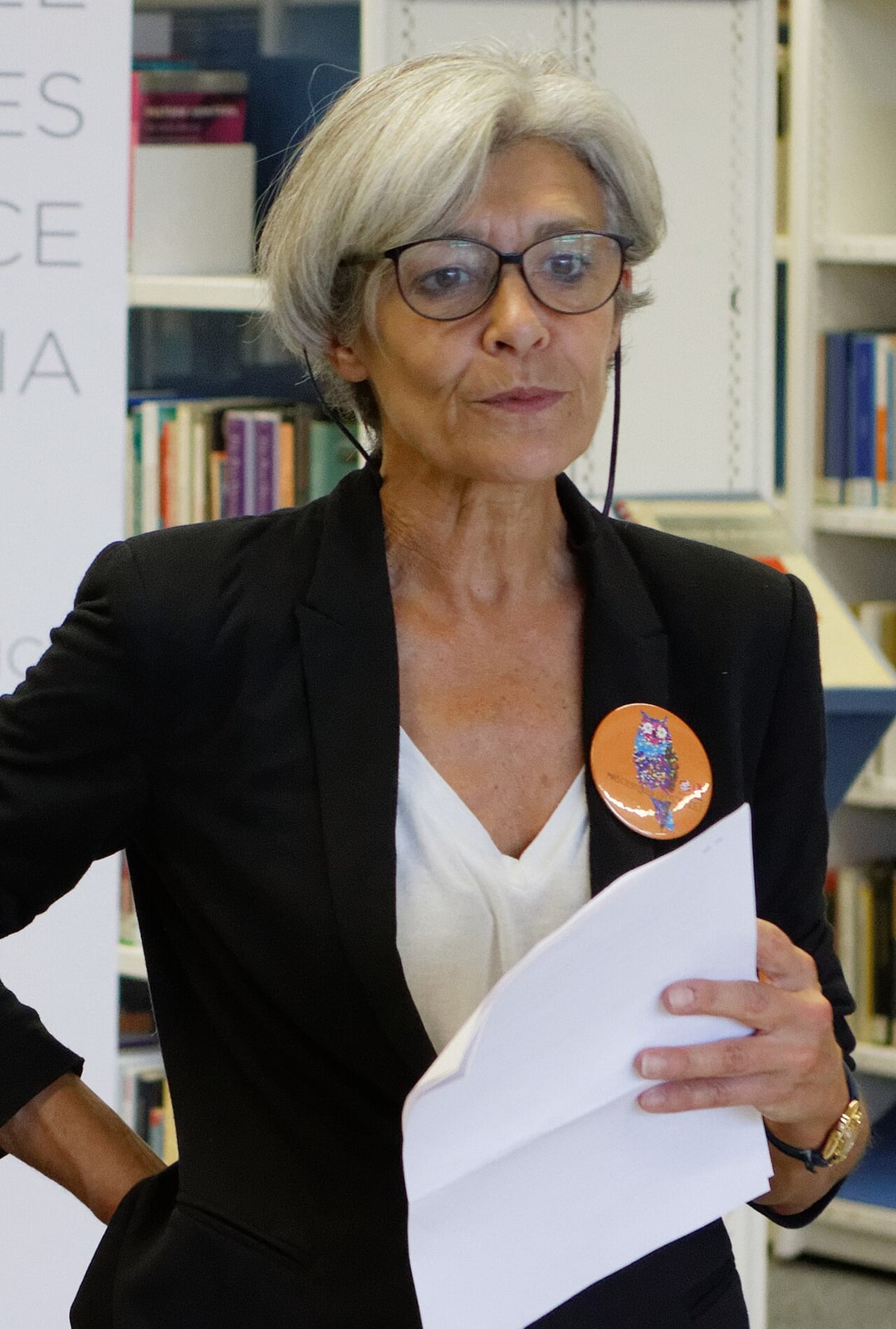 Portrait of Claudie Haigneré