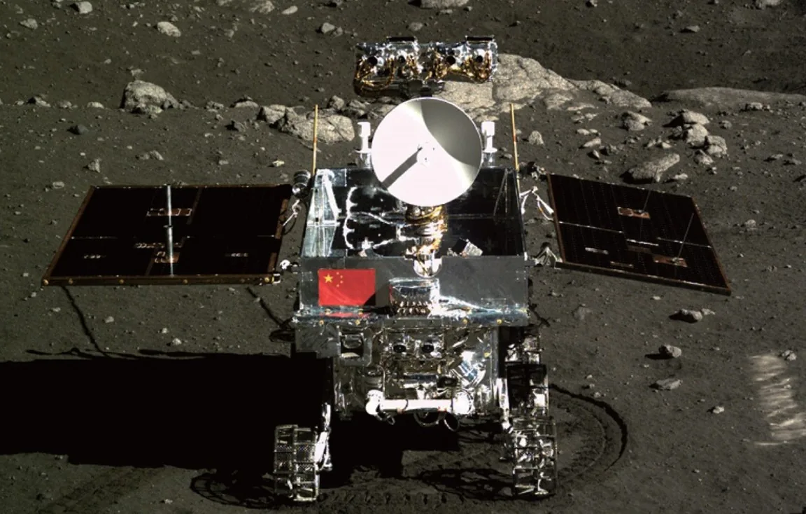 Chang'e 3 / Yutu — Chang'e 3 Yutu rover on the Moon