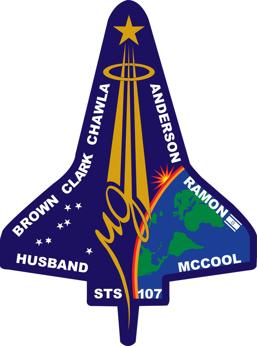 STS-107 flight stack during STS-107