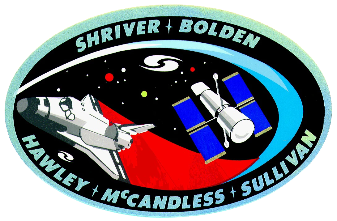 STS-31 flight stack during STS-31